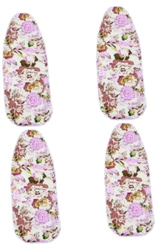 PRETYZOOM Lot De 4 Housses De pour Planche À Repasser Imprimées De Motifs Floraux Douces Et Lavables