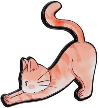 HIOPOIUYT Cats Needle Minders Magnet Nadelhalter Magnet Pin Halter Handarbeitszubehör für Stickerei, Nähen, Quilten