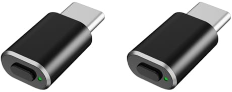 Iyalezirk 2 x mouse jiggler tipo C, invisibile, con USB C, per simulare il movimento del mouse e mantenere il computer, colore: nero