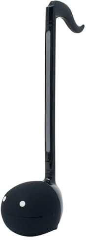 Otamatone Regular Black Electronic Musical Instrument, Touch Sensitive Digital Synthesizer, Musical Educational Toy for Kids, Teens, Adults