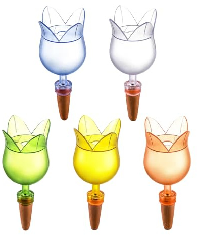 Lot de 5 cônes d'arrosage de précision pour - pointes d'arrosage en forme de longue durée pour pelouse, parterre de jardin, véranda, cactus ou serre, massifs surélevés
