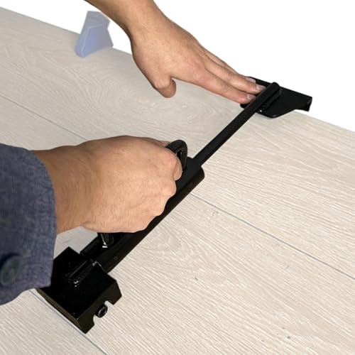 Barra Trazione Pavimenti Laminato Attrezzo - Di Montaggio Per Carpenteria Ed Estrazione Assi - Barra Di Trazione Per Listoni Da Pavimenti - Per Carpenteria, Battiscopa, Terrazze, Legno Massiccio, Edil