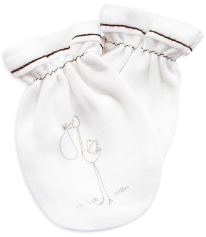 For Babies - Bio-Baumwolle Baby Kratzhandschuhe Kratzfäustlinge für Neugeborene Jungen und Mädchen 0 bis 3 Monate/Anti Scratch Mittens Newborn Organic Cotton