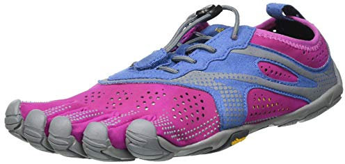 Vibram V-Run, Zapatillas Mujer, Fucsia/Blue, 43 EU