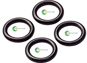 O-Ringe Gummi Dichtungen aus EPDM für alle 1/2 und 3/4 Zoll Garten Schlauchsysteme z.B. Gardena (Profi) usw. (15 Stück 1/2 Zoll 16x11mm (Stärke: 2,5mm))