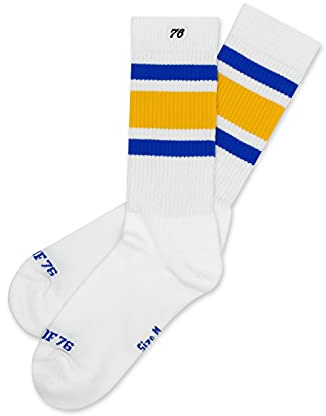 Spirit of 76 Herren & Damen Retro Socken mit Streifen