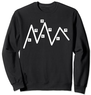 Skifahren Motiv Wintersport Ski Berge Skifahrer Skisport Sweatshirt