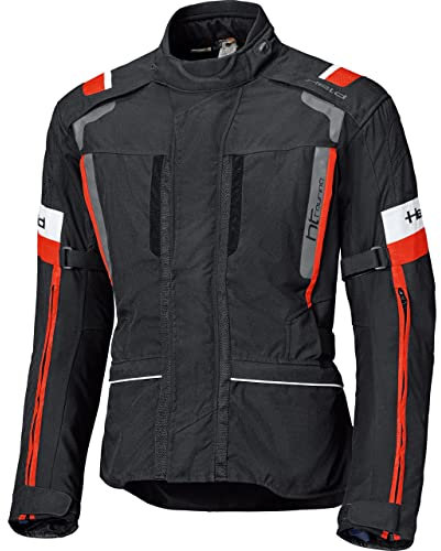 Held Motorradjacke mit Protektoren Motorrad Jacke 4-Touring II Textiljacke schwarz/rot XXL, Herren, Tourer, Ganzjährig