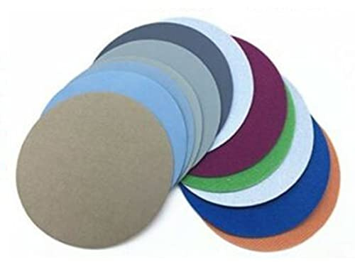 Lot de 25 disques de ponçage secs et humides de 75 mm, Grain 1000/1500/2000/3000/5000, Disque de Papier abrasif pour meuleuse électrique