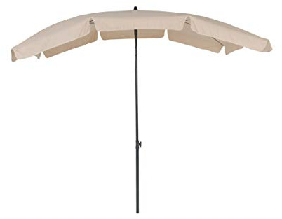 AVANTI TRENDSTORE - Andi - Ombrellone rettangolare in acciaio con protezione UV, inclinazione regolabile tramite elemento di piegatura. Disponibile in 2 colori. LAP 230x238x150 cm.
