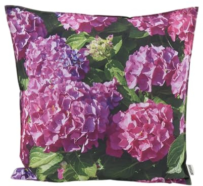 CB Home & Style Outdoor Garten Kissen Wasserabweisend Wasserfest 45 x 45 cm mit Füllung (Hortensie5)