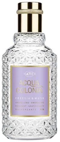 4711 Acqua Colonia® Freesia & Musk | Eau de Cologne - umhüllend - Wellness für die Sinne | 100ml Natural Spray (50ml)