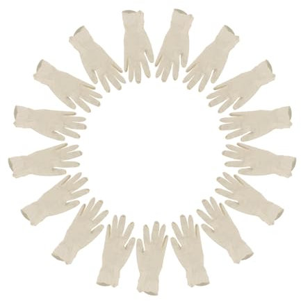 KITANDOVE 20stücke Junge Mädchen Einweg-latex-handschuhe Rutschfeste Reinigungshandschuhe Für Junge Mädchen Lebensmittelechte Küchenhandschuhe Für Sicheres Kochen Und Spielen