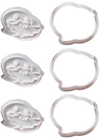 Eerie - Molde de galletas de Halloween para festival de Halloween, fácil de usar, moldes para hacer galletas