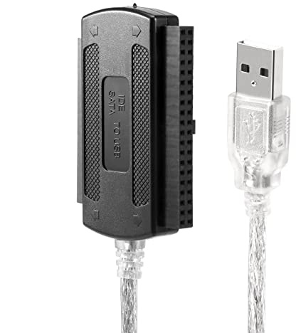 Nettoppo USB 2.0 Cable Male USB a IDE Adaptateur Convertisseur Cable d'Adaptateur de Disque Dur pour PC 2.5 Pouce 3.5 Pouce