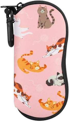 MoKo Etui Lunettes de Soleil, [Ultra léger] Sac Souple de Lunettes Boitier Lunettes en Néoprène Housse