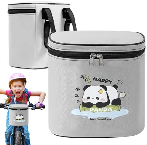 Teksome Kinder Fahrrad Lenkertasche | Frontale Fahrradtasche Organizer Mit Wasserdichtem Reflektierendem Fach - wasserdichte Reflektierende Mehrfachtasche Für Mädchen Outdoor Schule Radfahren Kinder