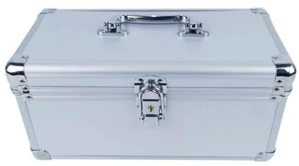 Jiuvaso Valigia Portautensili in Lega di Alluminio, Organizer per Utensili Manuali per Interni,