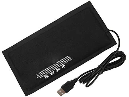 Qcwwy USB -Wärmepad für Reptilien Konstante Temperaturheizmatte für mit USB -Stecker Tragbar für Kleine Tiere (Große Größe 28 * 18 cm (konstante Temperatur)