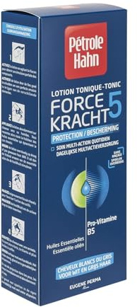 PETROLE HAHN – Lotion Renforçante pour Cheveux Blancs ou Gris, Force Intense, Soin Quotidien (Flacon 300 ml) - Lot de 3 - vendu par Lot