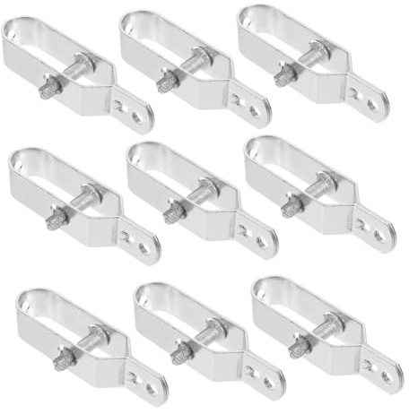 Cabilock 10 pezzi Tenditori per Filo Dacciaio da Giardino Resistenti Tendicavo Chiuso in Ferro Zincato Regolatore Tensioni per e Recinzioni Facile da Installare e Smontare Antiruggine e