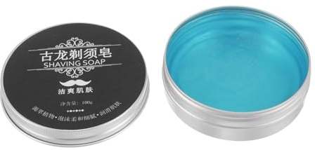 STOBAZA Sapone da Barba Schiumoso 100g Profumo Classico Balsamo per la Cura e Trattamento della Barba da Viaggio per Uomo Schiuma Abbondante e Protezione Pelle Sensibile