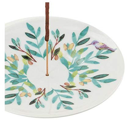 Coupelle Porte-encens en Porcelaine - Aquarelle