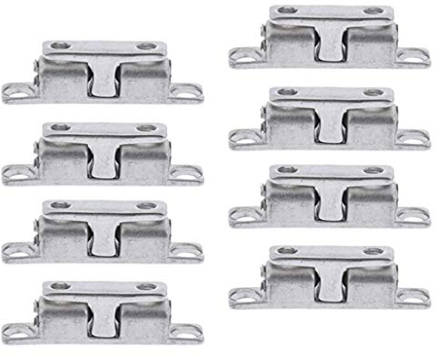 Tubayia 8 Stück Edelstahl Möbelschnäpper Rollenschnäpper für Schrank, Möbel, Schublade, Tür