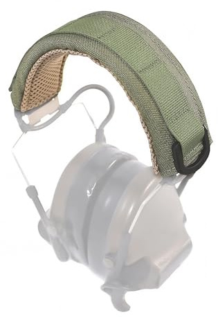 Topyond Tactical Pro Military Headset-Abdeckung Mit Verlängertem Kopfband, MOLLE-Design, Geeignet Für Die Outdoor-Jagd
