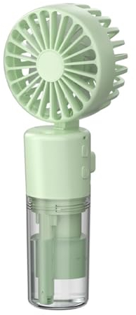 ISAKEN – Mini ventilateur Portable avec 4 vitesses, Rechargeable par USB, alimenté par brouillard d'eau, pour le bureau, les voyages, la maison et l'extérieur