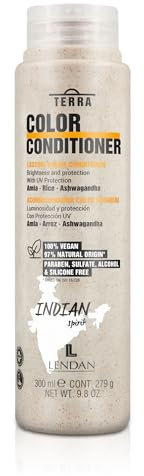 LENDAN - Acondicionador Pelo Teñido - Terra Color Conditioner - 300 ml - Hidrata y Suaviza el Cabello - Mejora la Intensidad del Color del Pelo - Fortalece el Cabello - Melena Brillante - Vegano