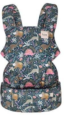 Tula Explore Mesh Babytrage für Neugeborene ab Geburt, 3-in-1 Baby-Tragetasche mit Mesh Rückenpanel, Bauchtrage Rückentrage, Land Before Tula
