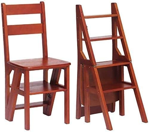 Escabeau pliable à 4 niveaux pour cuisine et usage domestique Chaise en bois multifonction