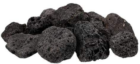 Gatuida 1bag Volcanic Rock Pumice for Aquariums Gardens and Fire Pits Decorative Stones for Cacti and Bonsai Pack of Gravel Optimal Oxygenation Water Circulation