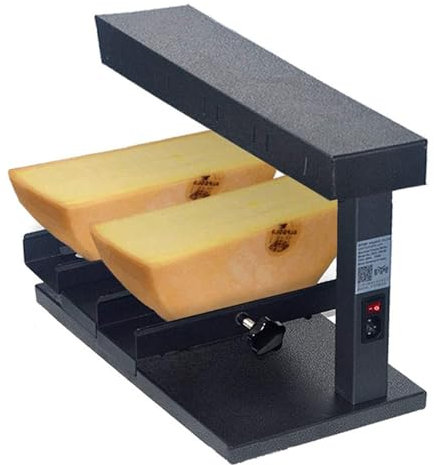 Fundidor de queso comercial, fundidor eléctrico de parrilla de queso raclette, parrilla de raclette de calentamiento rápido, máquina de fusión de raclette, calentador de queso de 650 W