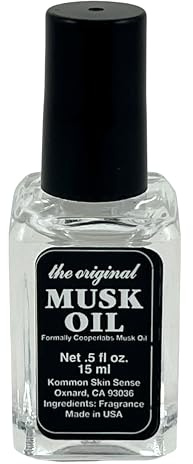 Kommon Skin Sense The Original Musk Oil 0.5 Fl Oz. Formally Cooperlabs Musk Oil