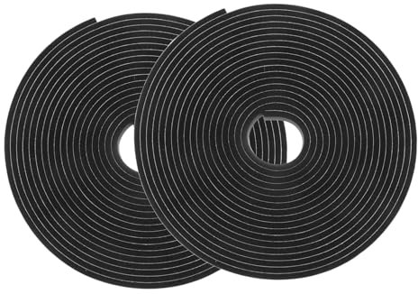 FIXOSHEE 2 rouleaux Scellage Adhésive Mousse pour Isolation de Porte et Fenêtre Étanchéité Thermique et Acoustique Facile à Couper Installer