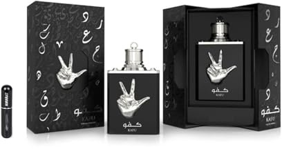 Kafu Eau de Parfum 100 ml, Perfume Árabe Unisex de Larga Duración, Incluye Atomizador Recargable, Fragancia Elegante y Amaderada Especiada con Notas de Vainilla, Limón Siciliano y Sándalo (Kafu)