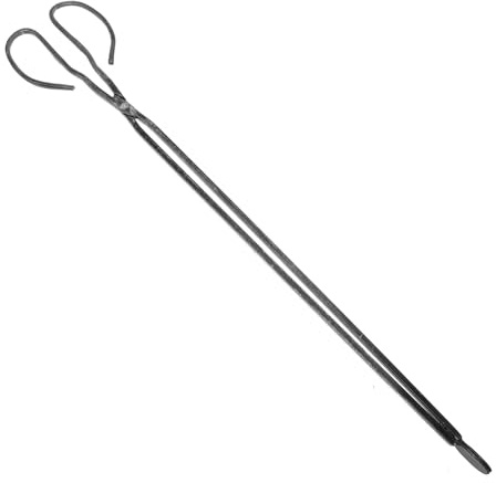 WESIEVYA Pinzas Largas de Acero Inoxidable para Barbacoa y Chimenea, 60 CM, Ideales para Cocinar en Fogones y Barbacoas al Aire Libre