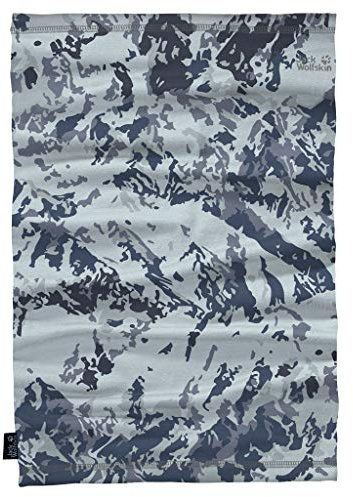 Jack Wolfskin Nanuk Schlauchschal für Herren, mit Aufdruck, Mitternachtsblau