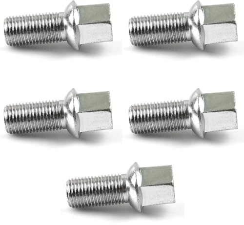 ROBUST 5x Radschrauben Radbolzen M14x1,5 mm für Audi A2 A3 A4 TT Seat Ibiza Leon Skoda Fabia Octavia Superb Volkswagen Caddy Golf Polo Touran T-Roc 431601139A 8D0601139A