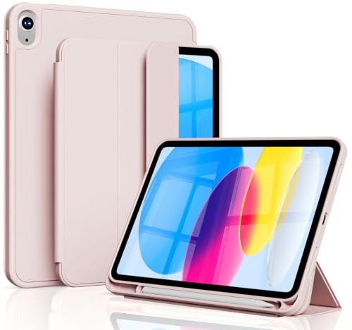 zoyu Hülle für iPad 11. Gen 2025 / iPad 10. Gen 2022, Rosa