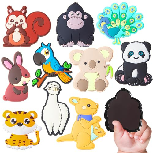 Kühlschrankmagneten für Kleinkinder1-3 Jahre,Große Magnete für Kleinkinder | magnete kinder,Süße Tierfiguren Magneten für Kinder,Starke Magnete Lustiges Magnetspielzeug Babygeschenk für Jungen & Mädchen