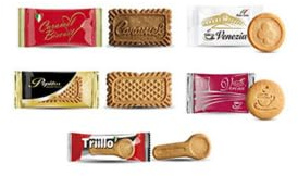 Emmepi Dolci: galletas surtidas de una sola porción envasadas individualmente, 180 piezas en total en 5 variedades. Galletas de café elaboradas en Italia, receta tradicional.