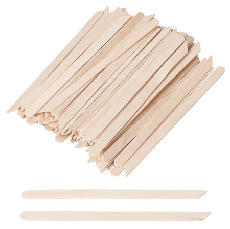 Pumwoy 300 Pièces Spatules Épilation En Bois, Bâtons De Cire En Bois Spatule Cire Epilation Jetable, Spatule Application Cire Chaude Bâtons Applicateurs À Cire, Spatule Bois Epilation Bâtons
