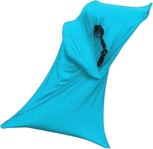 Sensorische Socke, Ganzkörpersocke – Elastische Ganzkörpersocke For Übungen, Geeignet For ADHS Und Autismus, Stress- Und Angstlinderung, Tiefe Druckstimulation(Hellblau,XL)
