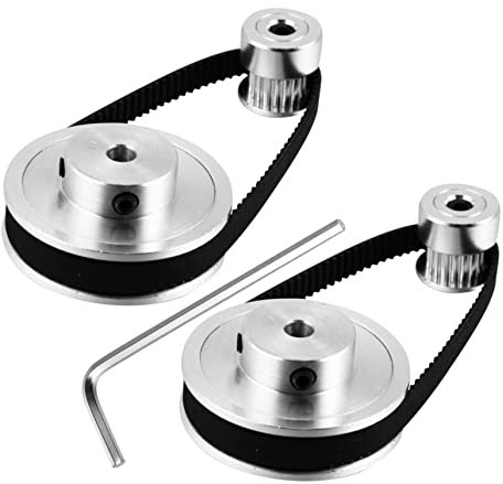 MUSISALY 1satz Drucker Synchronrad Set Mit Riemen Riemenscheiben Riemen Schrauben Und Für Schrittmotoren Und Drucker-ersatzteile