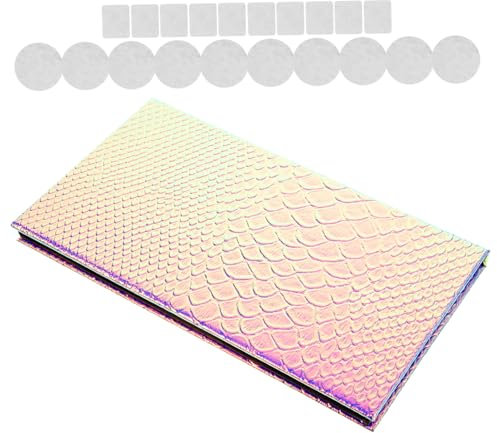 BELLIFFY Magnetische Leere Lidschattenpalette Mit Spiegel Make-up-lidschattenbehälter Aus Robustem Material Wiederverwendbares Lidschattentablett Für Unterwegs