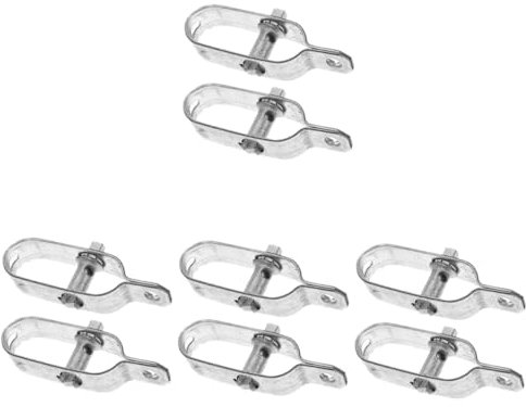 Alipis 4 Set di Tenditori per Impieghi Gravosi per Funi Metalliche Recinzioni da Giardino Tenditore per Cavi Metallici 2 Pezzi * 4