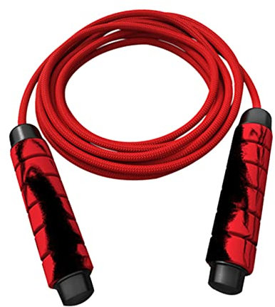 GAROZATION Duplex Bearing Weighted Jump Rope Für Fitness Und Sport Rot Professionelles Trainingszubehör Für Erwachsene Und Schüler Für Home Und Outdoor-workouts